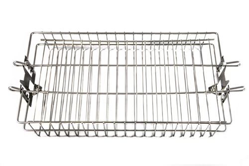 Rotisserie Spit Basket Stainless