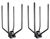 Large Animal Forks - Fit Hex 3/4" Rod-Stainless